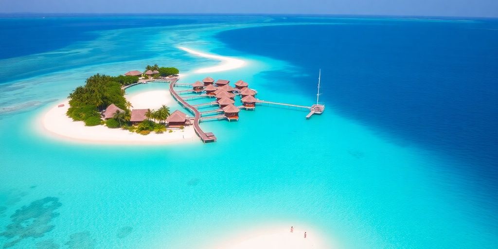 Overwater bungalows in Bora Bora, French Polynesia.