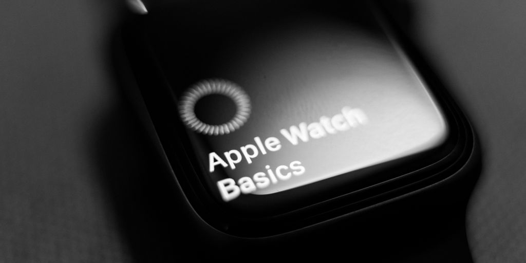 space gray Apple Watch