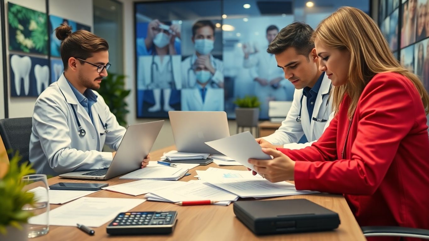 Beyond Bookkeeping: Comprehensive Accounting Services For Dental &Amp; Medical Professionals By Healthcare Accountants Healthcare Accountants Working In A Professional Office Environment.