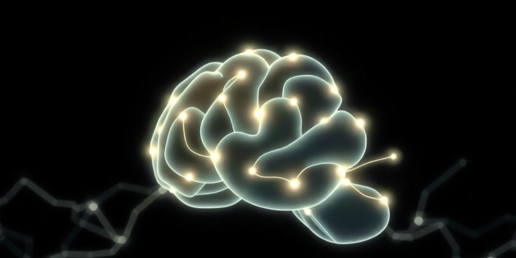 Minimalist AI brain with memory circuits.