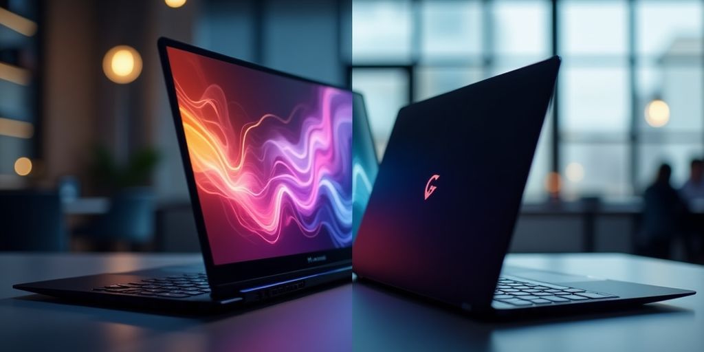 Gaming-Laptop und Business-Laptop im Vergleich
