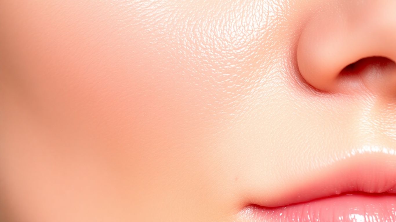 Pele saudável e radiante com iluminação natural suave.