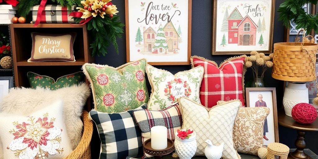 Vibrant seasonal decor items for home transformation.