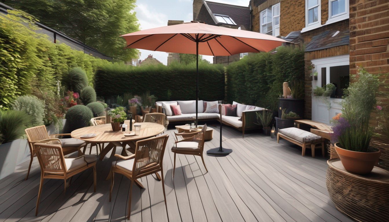 London backyard patio