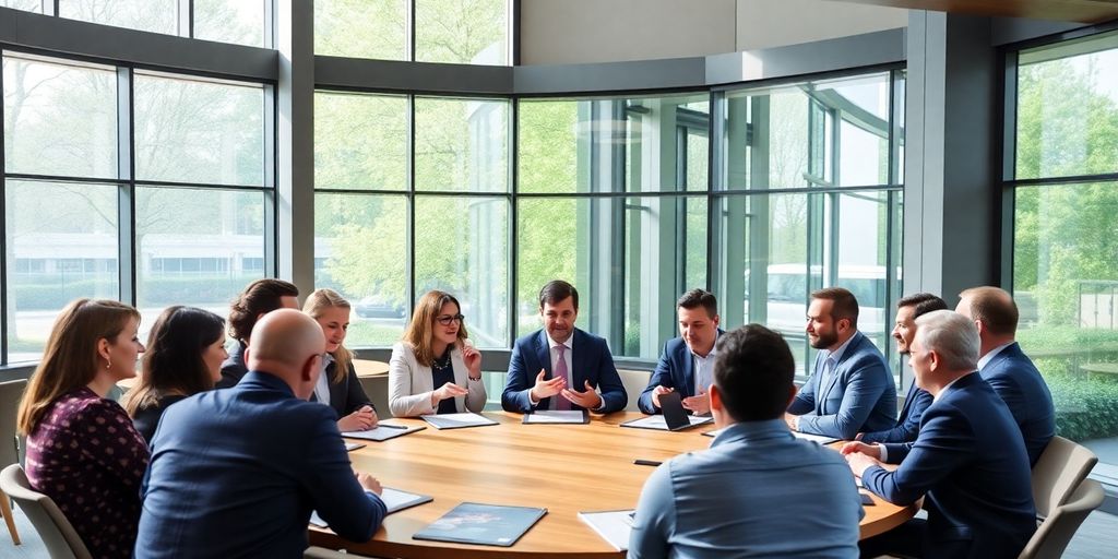 Group of experts and policymakers meeting in Brussels.