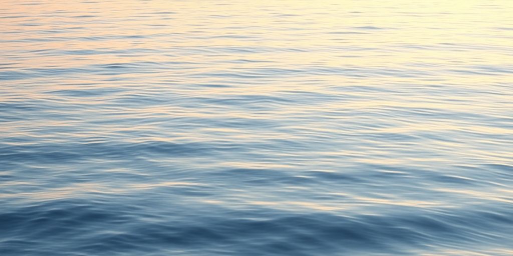 Calm waves reflecting tranquility and potential for success.