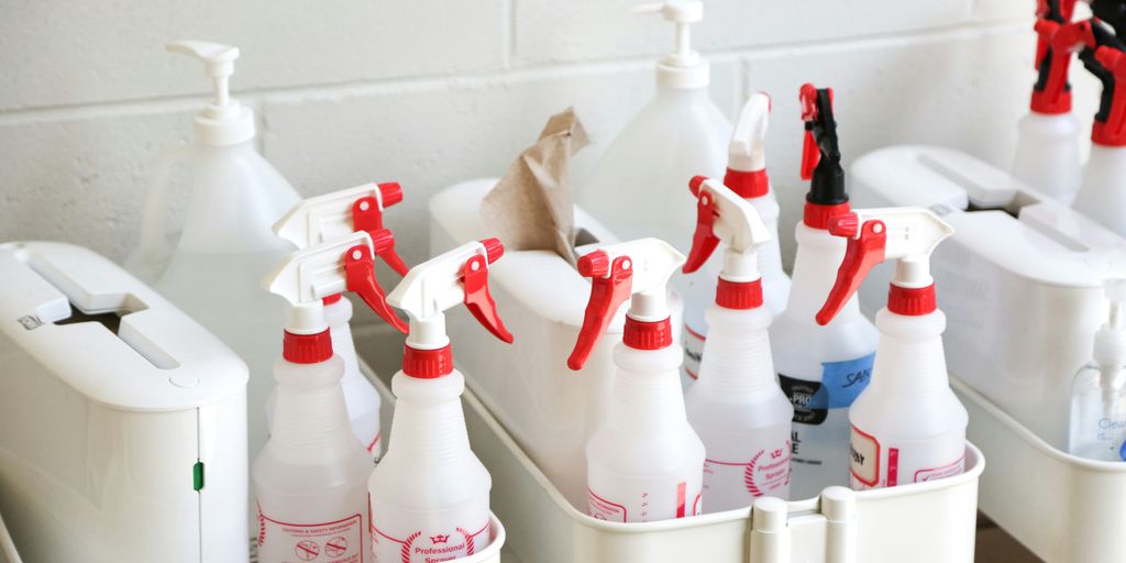 white plastic bottles on white plastic container