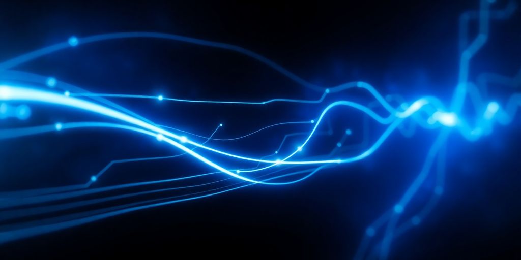 Digital energy flowing through circuits