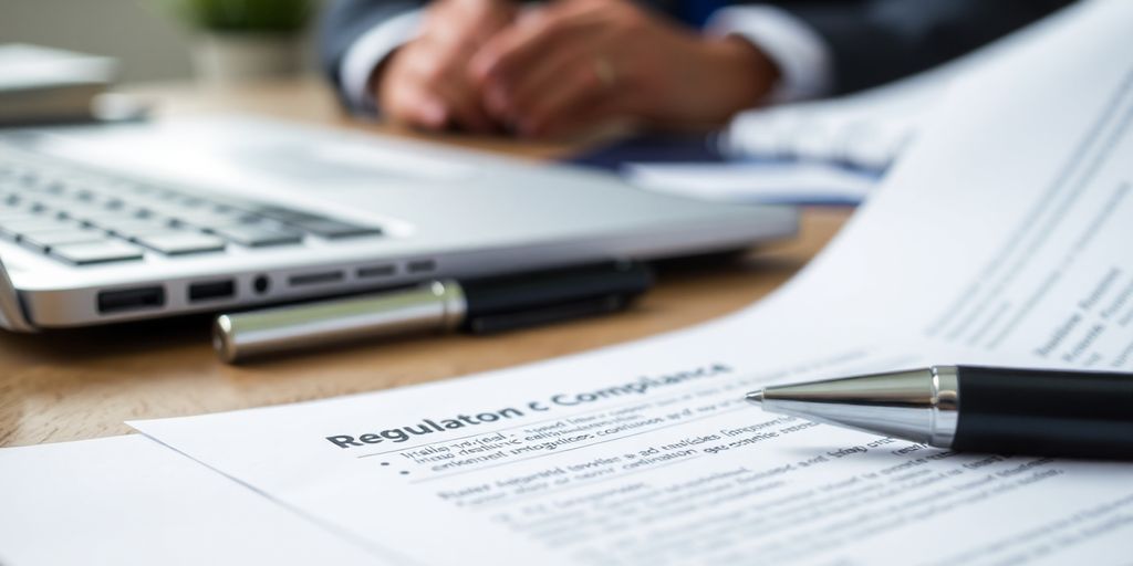 Documents réglementaires sur un bureau professionnel