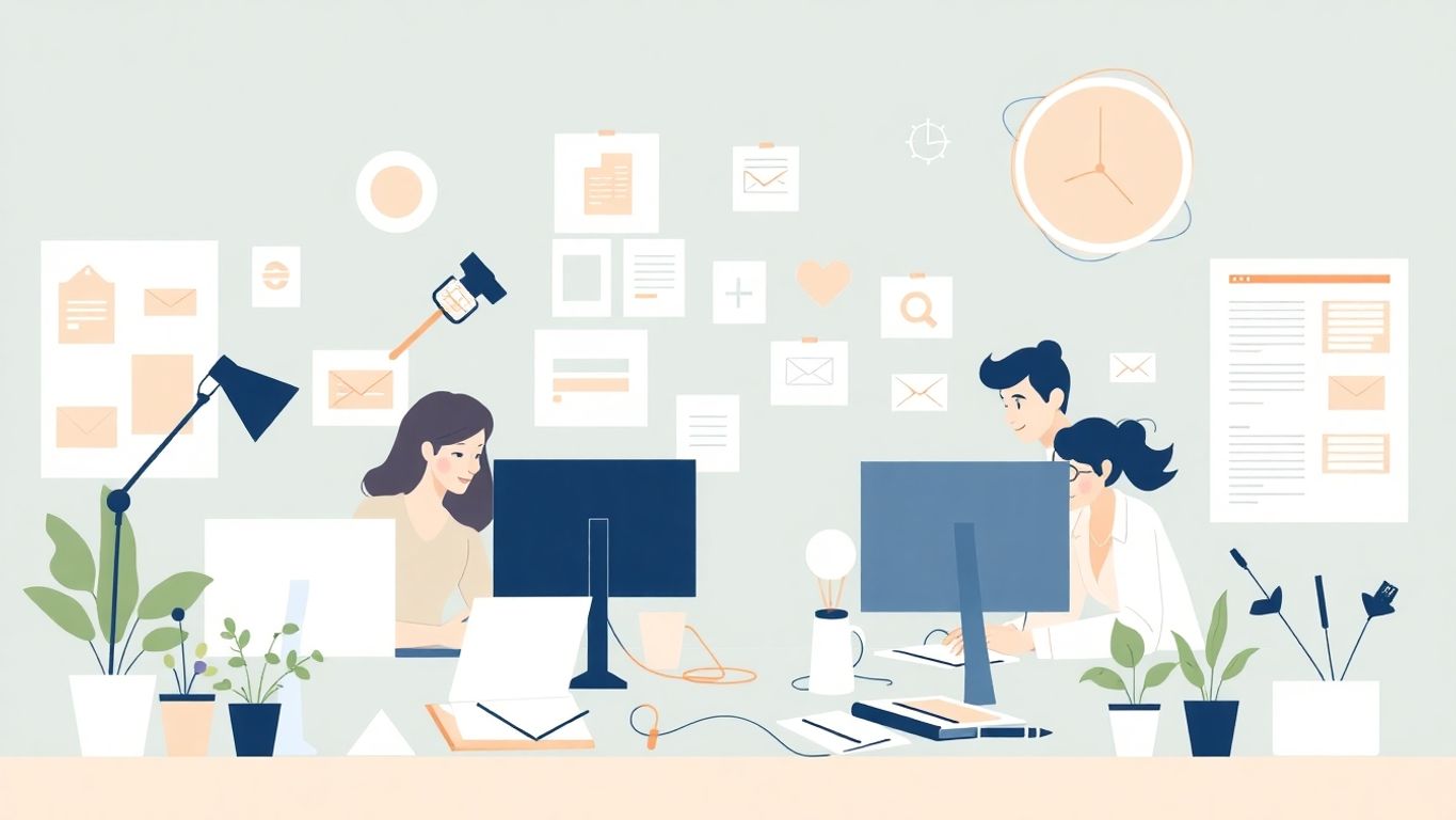 Grafiske designere i samarbeid om merkevarebygging.