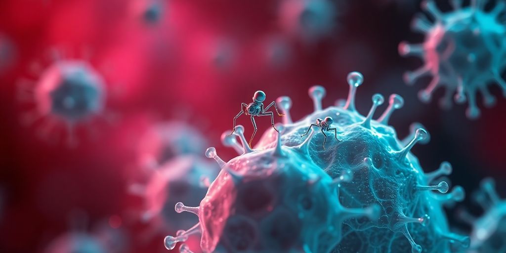 Nano-robots dans des cellules humaines pour la médecine régénérative.