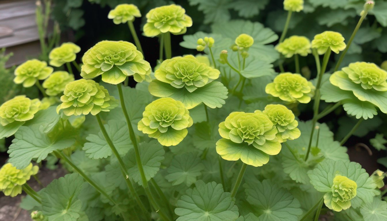 Alchemilla Mollis in a UK garden