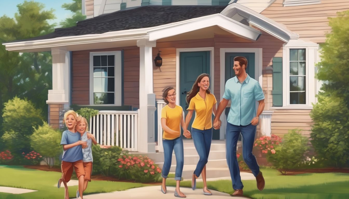 family moving into new home