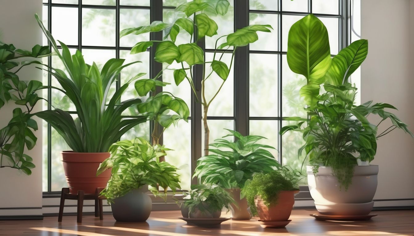 beginner indoor gardening with various houseplants
