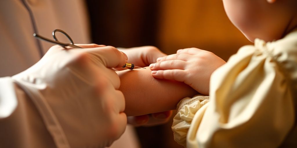 Historic smallpox vaccine procedure