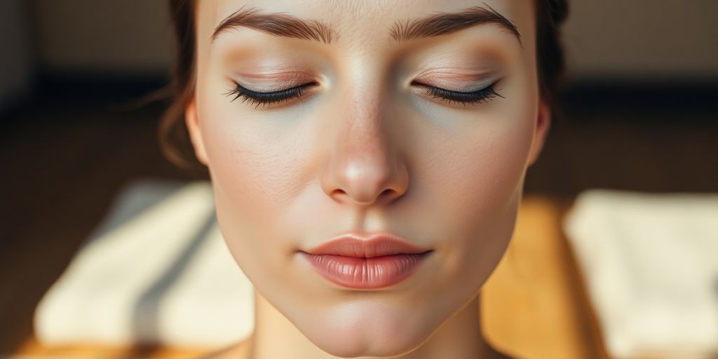 Relaxed muscles, calm body.