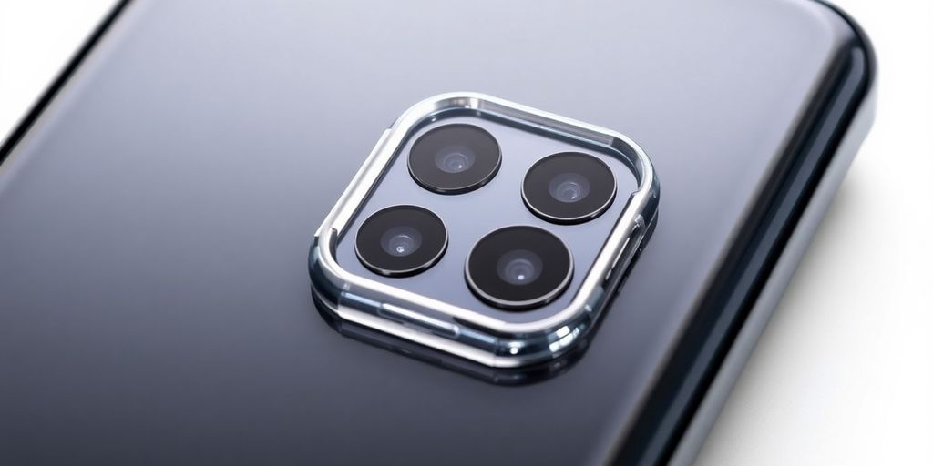 Phone case fitting Galaxy S25 camera.