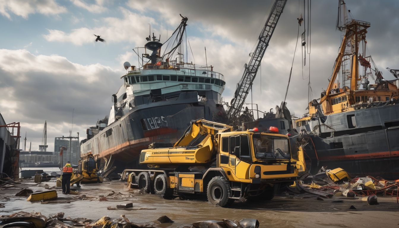 salvage operations in London