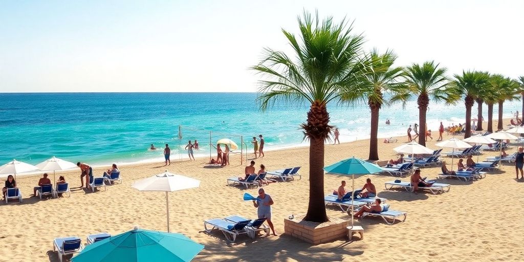 Sport und Unterhaltung am Kleopatra Dreams Beach.