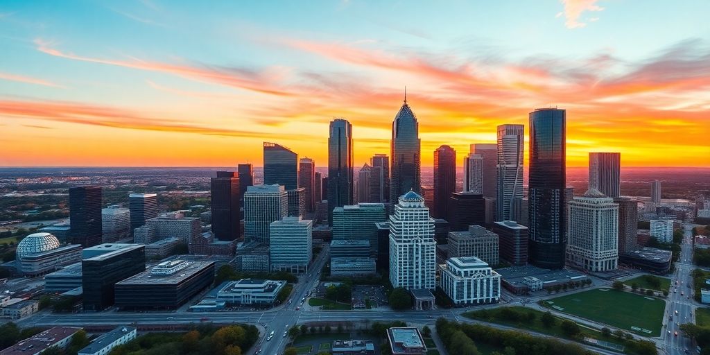 Dallas skyline highlighting investment opportunities in hedge funds.