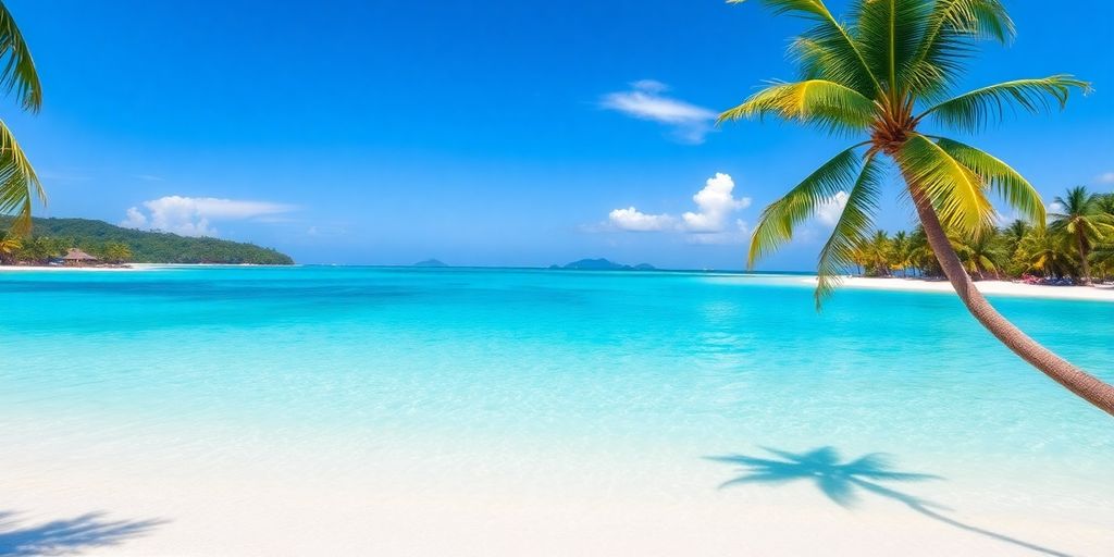 Traumhafte Strände Indonesiens mit kristallklarem Wasser.