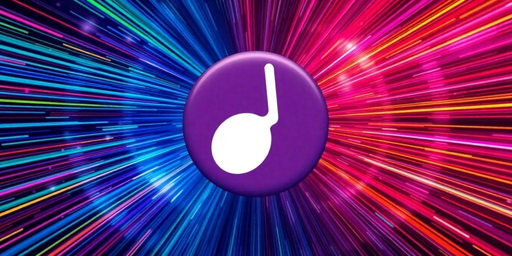 Pandora Music logo with vibrant sound waves.