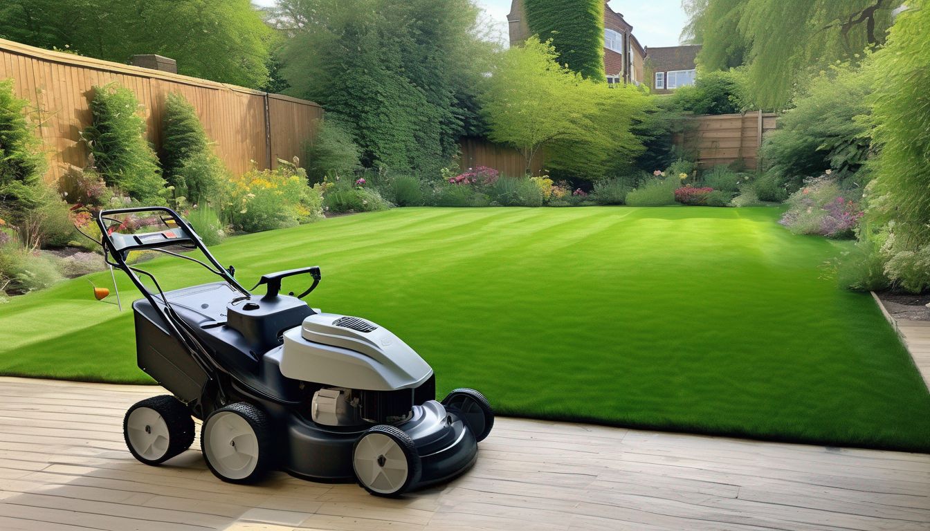 professional lawn mowing London