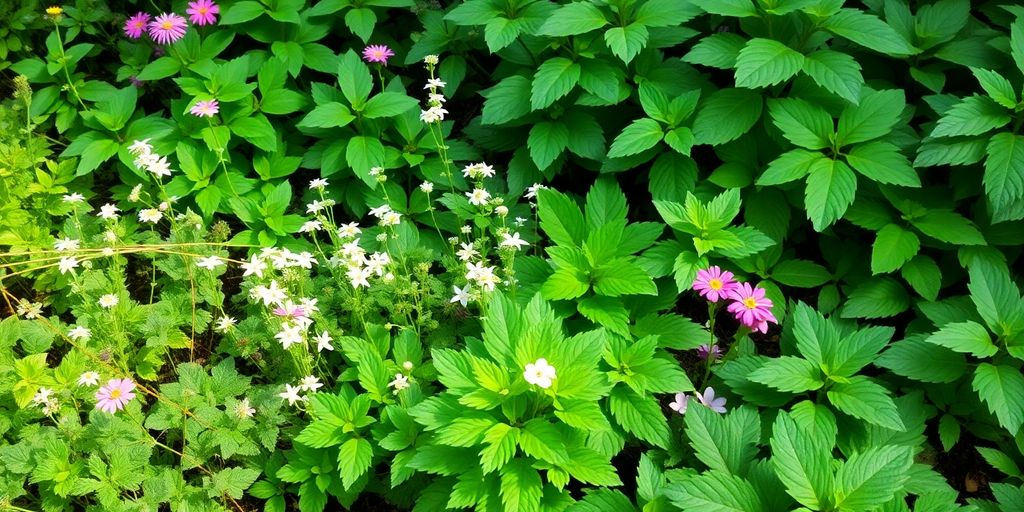 Schöne Pflanzen im Garten, die Halbschatten lieben.