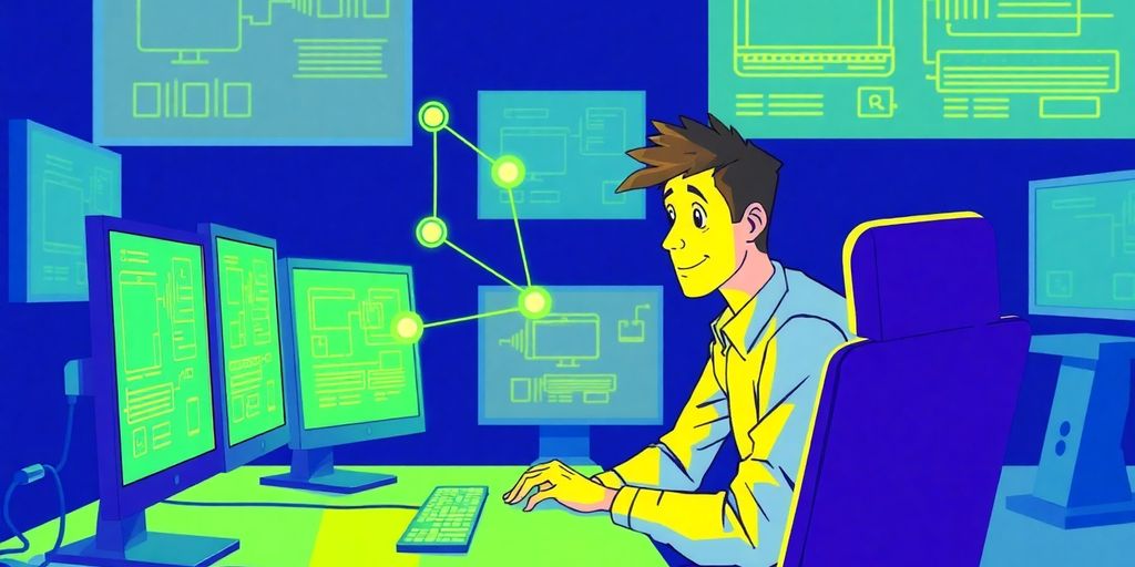 Person managing SEO accounts.