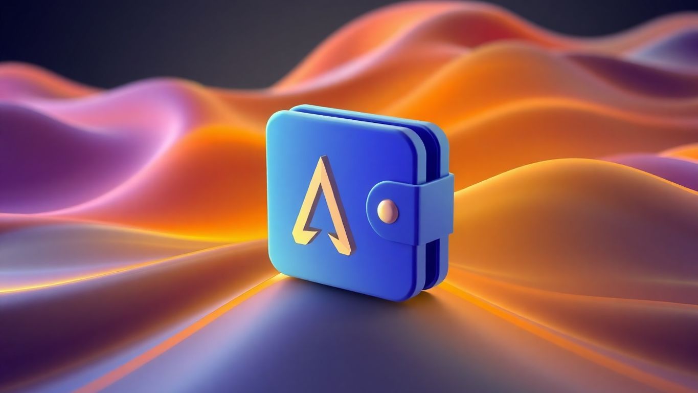 Axiom Wallet icon with Solana blockchain waves.