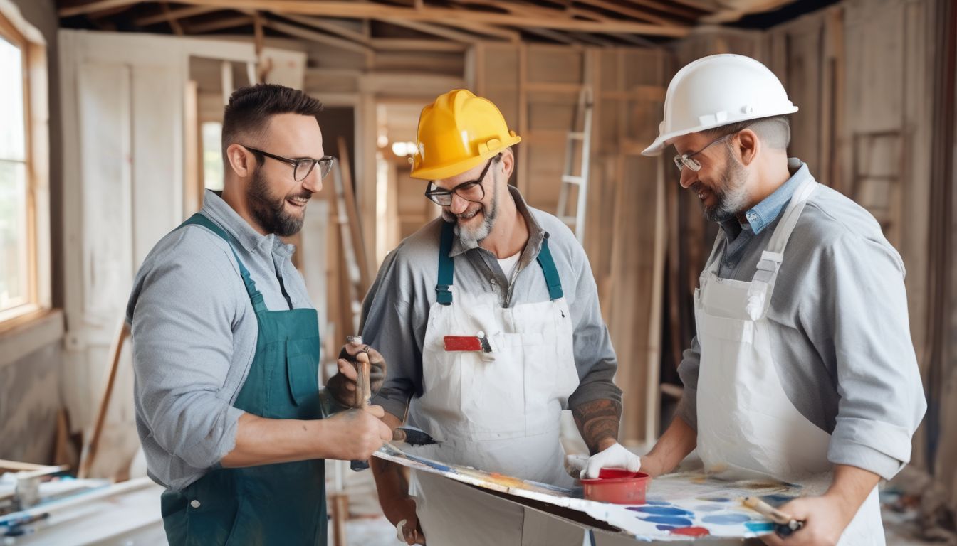 professional painters discussing warranty policies