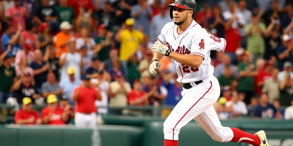 Kike Hernandez playing baseball on the field.