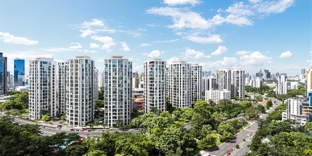 Luxurious condos in Asoke showcasing modern architecture and greenery.