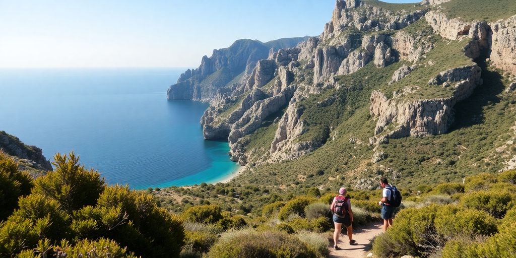 Abenteuerliche Aktivitäten in Sardiniens schöner Natur.