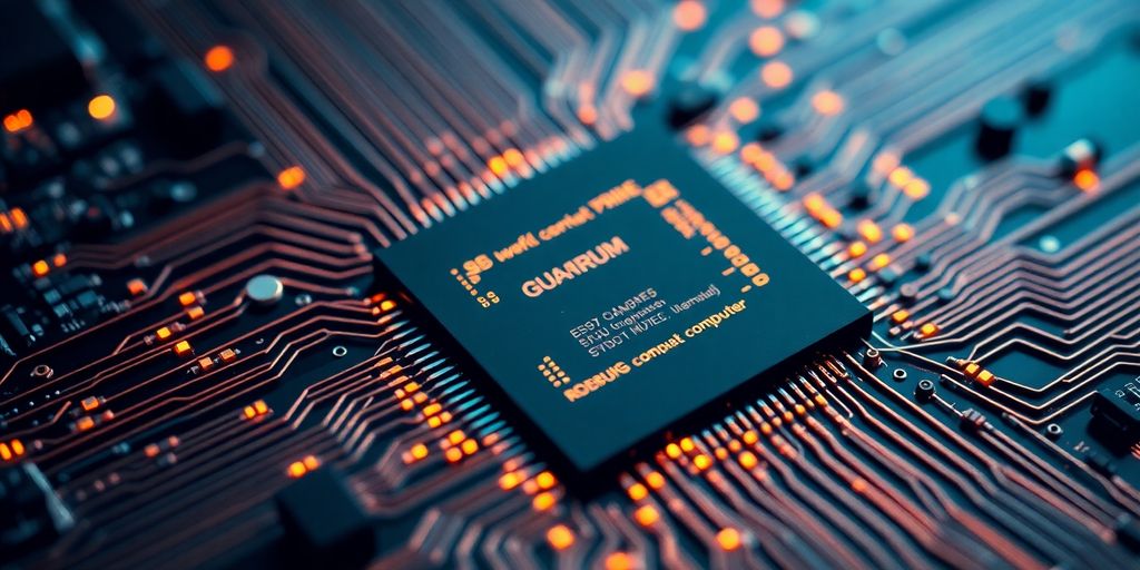 Rigetti quantum computer chip.