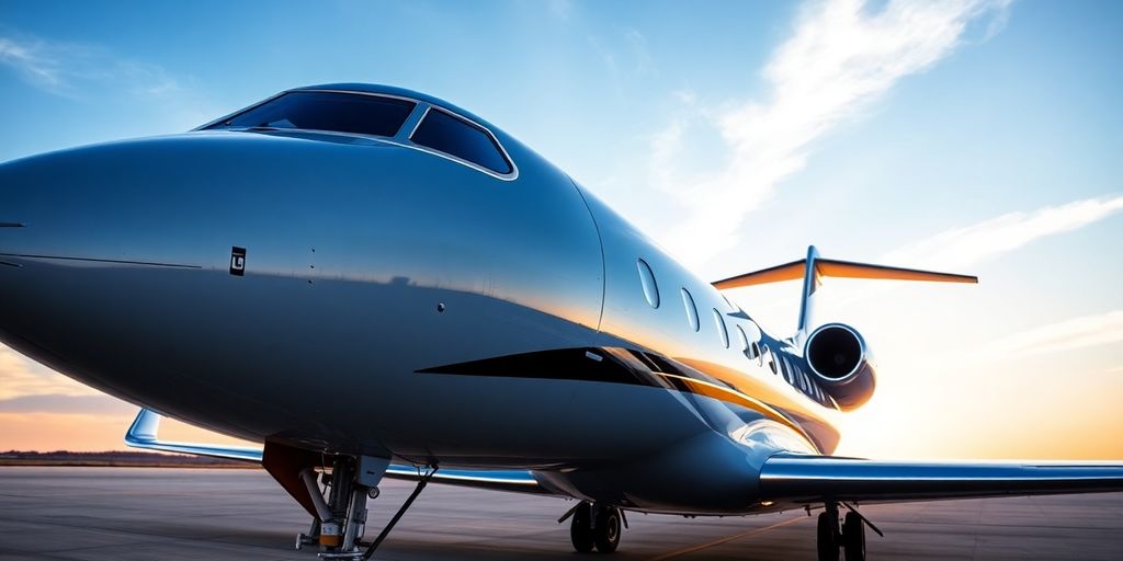 LeBron James' luxurious private jet.