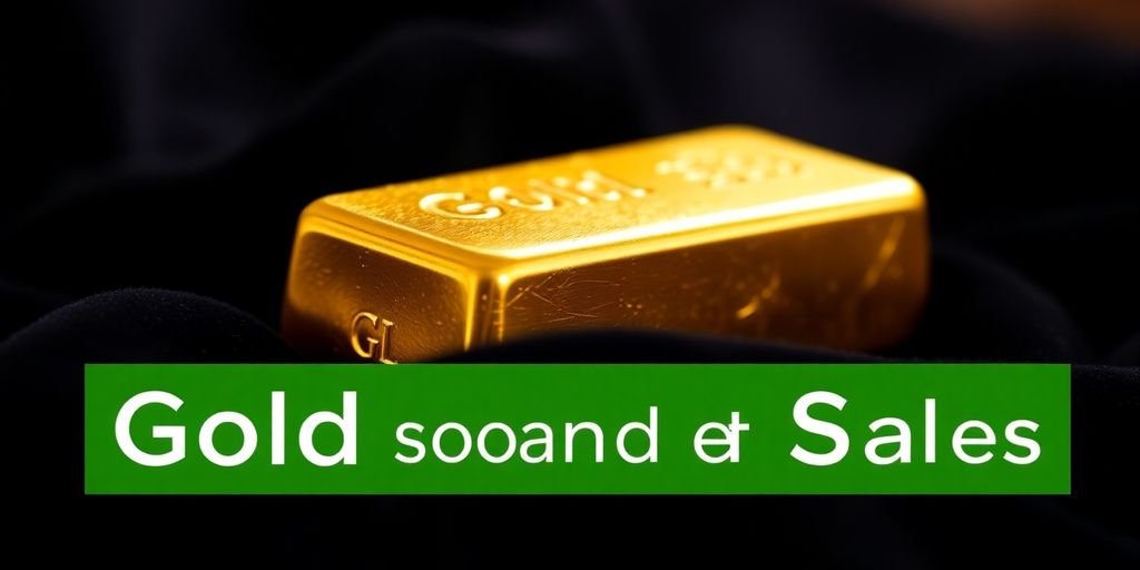 Lingot d'or sur un tissu en velours sombre.