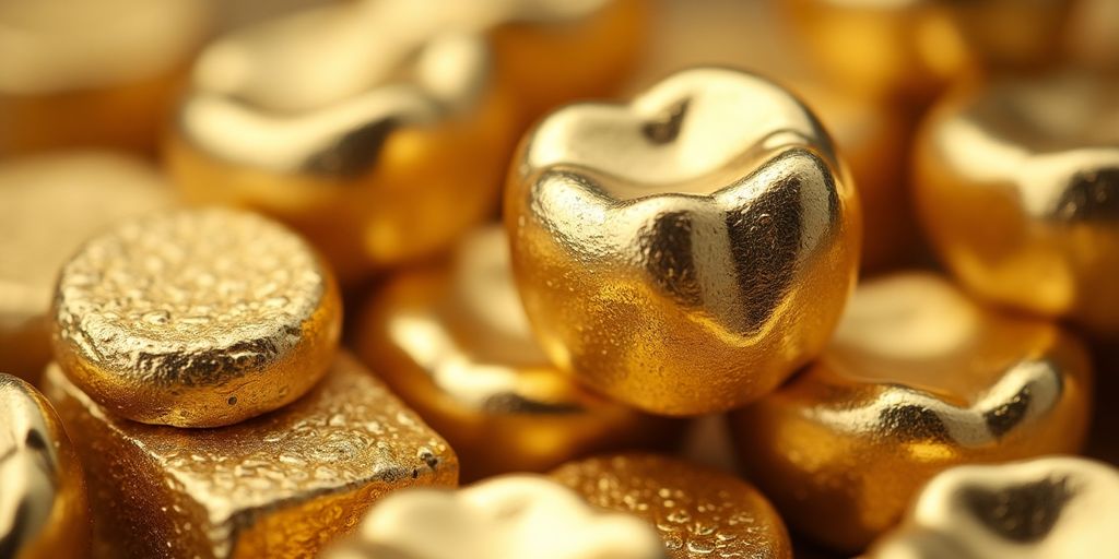 Différents types d'alliages d'or dentaire