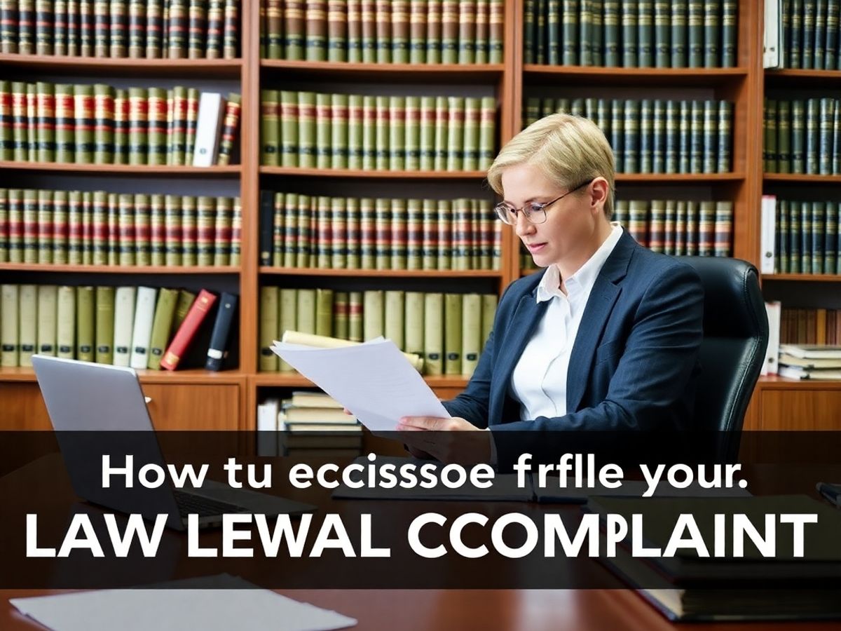 Oficial legal analizând documente într-un birou