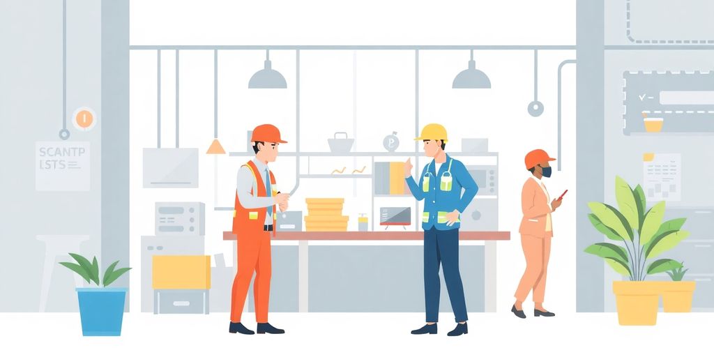 Illustrasjon av yrkesskade og erstatning.