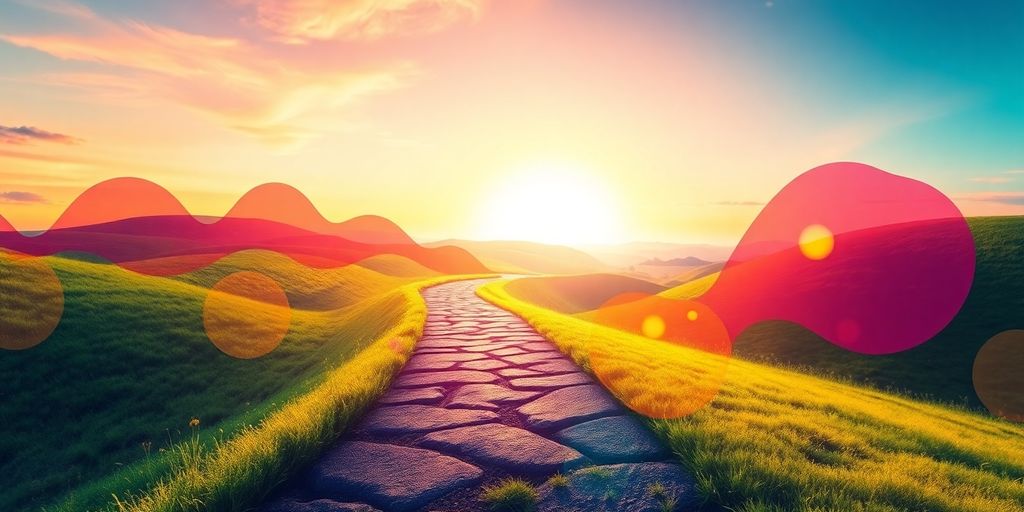 Product roadmap unfolding towards a bright future.