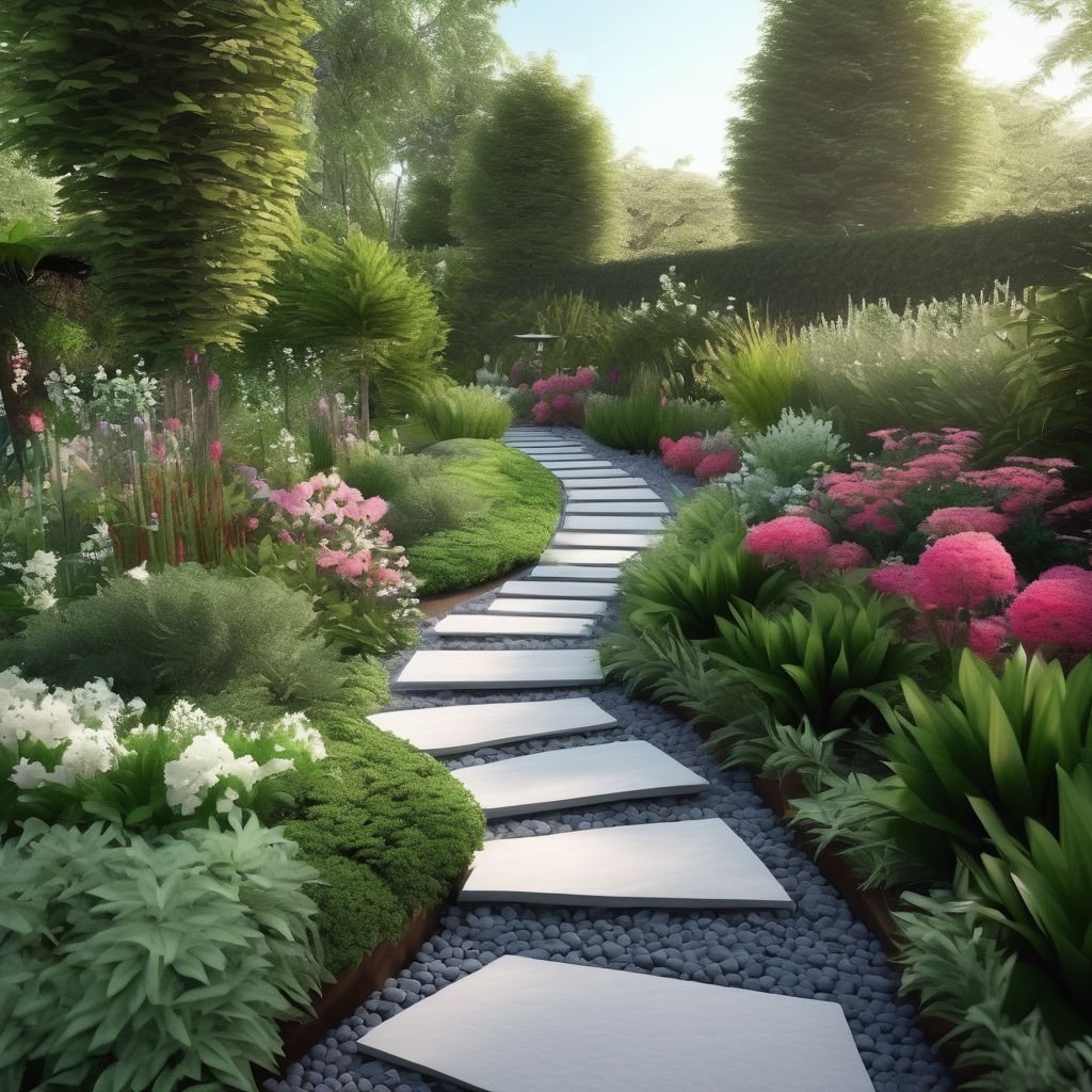 beautiful garden pathway landscape design