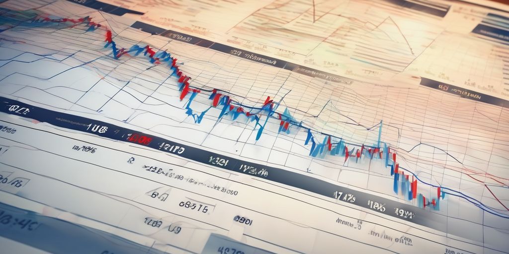 financial market trends with interest rates and historical data