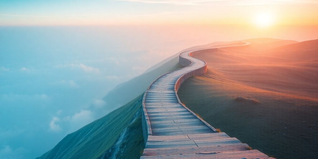 Diverse investment paths visually diverging.