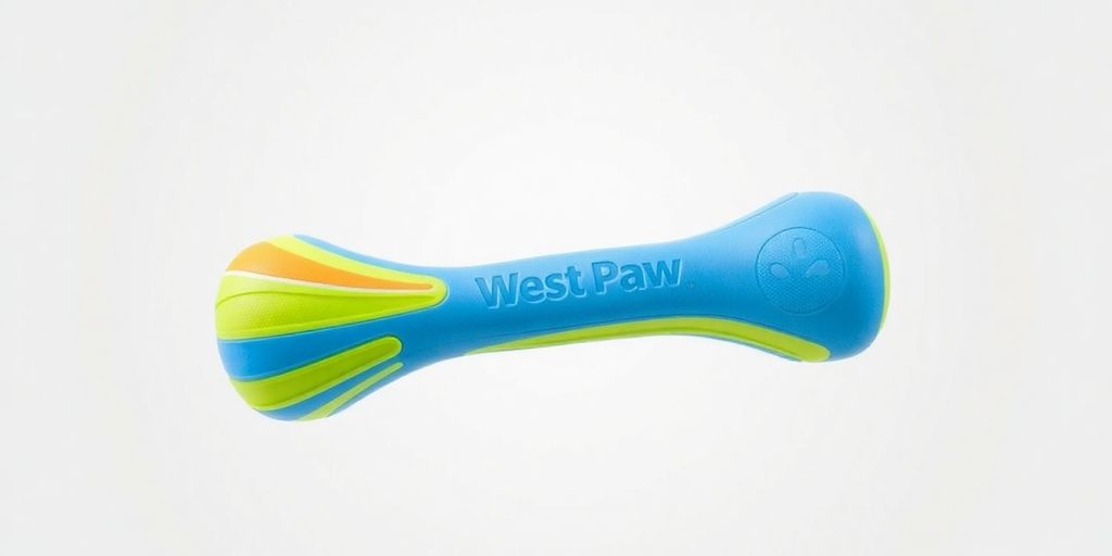 West Paw Zogoflex dog toy for endless fun