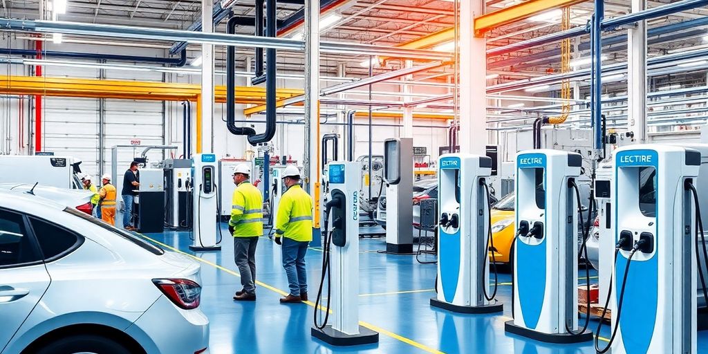 where are the factories located that build ev charging stations | AMPPAL