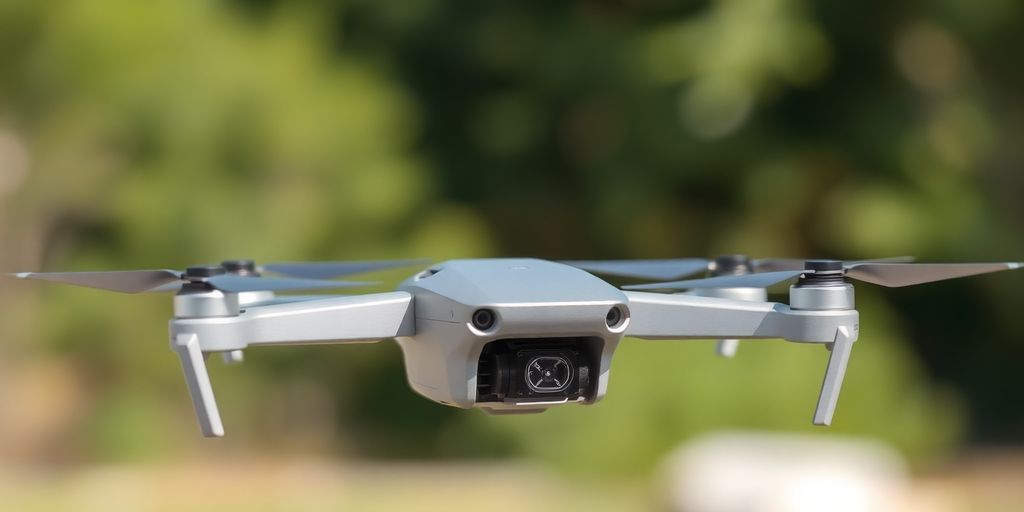 Drone Marut en vol, design compact et moderne.