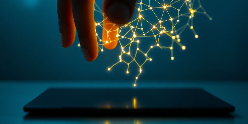 AI brain analyzing customer data