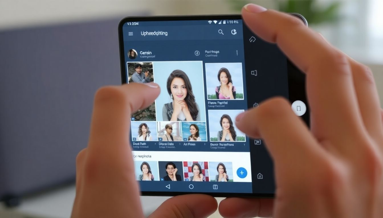 User editing an image in Google Gemini app interface.