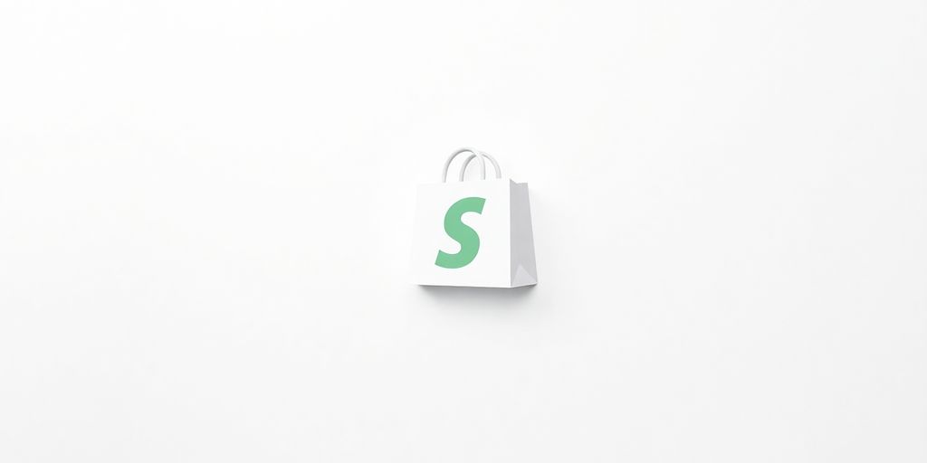 Shopify store on a clean white background.